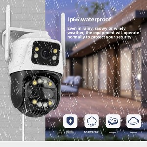 Nhà 3K 4K <span class=keywords><strong>HD</strong></span> bốn ống kính <span class=keywords><strong>zoom</strong></span> <span class=keywords><strong>camera</strong></span> an ninh 8x lai <span class=keywords><strong>Zoom</strong></span> mạng wifi không dây icsee ngoài trời 6MP 8MP giám sát Ptz <span class=keywords><strong>Camera</strong></span> - Product Image 3