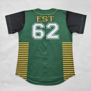 Vente en gros de maillots de baseball de haute qualité, maillots de baseball personnalisés sublimés pour hommes - Product Image 4