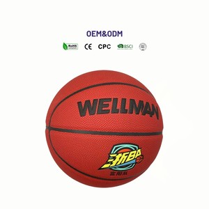 WELLMAN Ballon de basketball personnalisé anti-poussière en cuir PU effet diamant avec chambre à air en caoutchouc naturel, écologique, taille 7 pour entraînement et matchs - Product Image 2