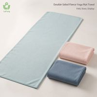 Toalla de Yoga de Microfibra de Gamuza con Logotipo Personalizado y Cierre de Cordón para Minoristas de Hot Yoga, Programa OEM ODM