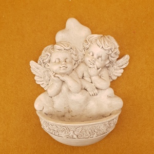 Witt popolare adorabile piccolo angelo cimitero in resina elegante e ben fatto volare via dagli scaffali decorazione del cimitero in resina - Product Image 5