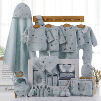 Prix Usine Coffret Cadeau Bébé 22 Pièces Ensemble Vêtements de Naissance pour Bébés 0-12 Mois Automne Hiver Produits pour Nouveau-Nés
