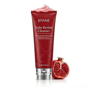 Crema Revitalizante de Rubí Personalizada OEM ODM 125ml, Extracto de Granada, Vitamina C, Antioxidante, Aclarante, Limpiadora del Tono de Piel - Product Image 5