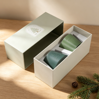 Ensemble de bougies parfumées en cire de soja Relaxlines, bougies écologiques sans fumée avec emballage cadeau avec logo