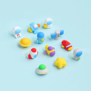 Partager boîte étoile vaisseau spatial astronaute mignon gomme dans un seau pour enfants école papeterie fournitures de bureau Mini gomme - Product Image 1