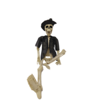 Décorations de fête Effrayant Suspendu Corps Pleine Taille Squelette Humain Articulations Mobiles Halloween Squelette En Plastique
