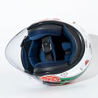 Casque de moto de sécurité unisexe rétro voiture électrique ABS 3/4 casque de vélo ouvert