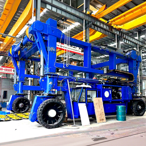 Container Straddle Carrier 40 Ton 10 Ton Port Lifting Straddle Carrier <b>Crane</b> for Moving Lifting Container - Product Image 1