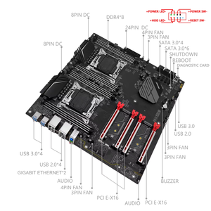 Machinist sever x99d8 Max X99 dual <span class=keywords><strong>CPU</strong></span> DDR4 Bo mạch chủ LGA 2011-3 hỗ trợ Dual Xeon Bộ vi xử lý kép M.2 khe cắm 8 DDR4 RAM USB3.0 - Product Image 4
