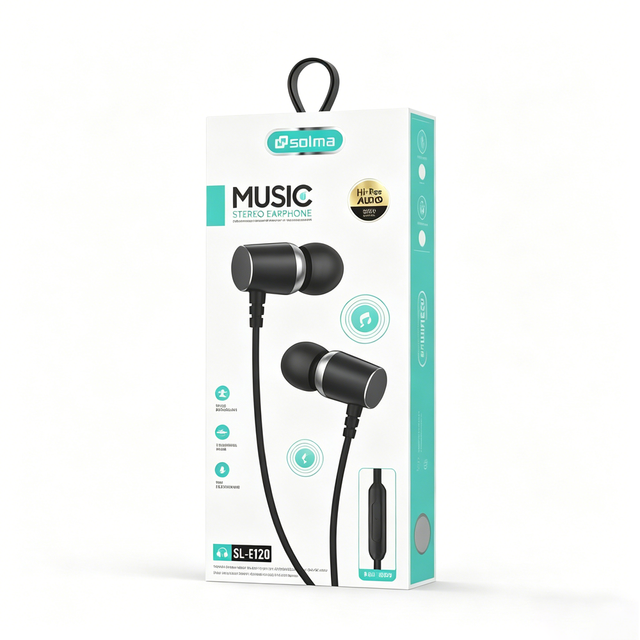 Universal Wired Earphones In-Ear Headphones 3.5mm Jack/Type-C, HD Mic, HiFi Stereo Sound, OEM/ODM Customizable for Bulk Order