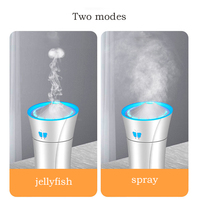 Portable 300ml USB dynamique humidificateur d'air ultrasons contrôle du son électrique petit diffuseur de voiture pour l'aromathérapie utiliser bureau maison