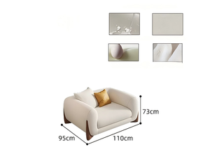 أريكة عصرية من القماش بمقعد واحد أو اثنين أو ثلاثة أو أربعة مقاعد، أريكة فاخرة بتصميم أنيق لغرف المعيشة في الفنادق، طقم أريكة مستقيمة من قماش التيدي المخملي - Product Image 6