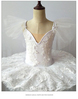 Nouvelle tenue de danse professionnelle, costume de ballet classique, tutu de ballerine, tutu de princesse pour enfant, fille, adulte, robes de danse de ballet