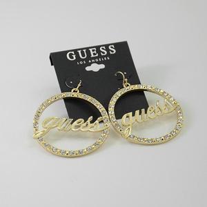 Pendientes Redondos Extra Grandes de Estilo Europeo y Americano, Modernos y Únicos, Joyería de Diseñador de Lujo <span class=keywords><strong>GUESS</strong></span> al por Mayor - Product Image 1