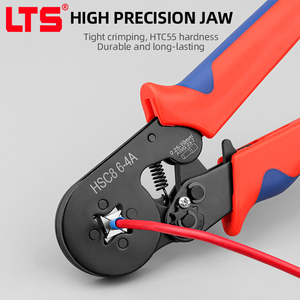 كماشة تجعيد LTS HSC8 6-4A مع مجموعة 1200 قطعة من أدوات تجعيد الأسلاك والكابلات بتصميم ذاتي الضبط - Product Image 4