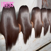 Perruque de 40 pouces avec dentelle frontale HD 13x4 sans colle, cheveux naturels longs non traités, 100% cheveux humains indiens bouclés bruts, fournisseur