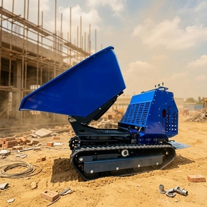 Camion à benne rotative Kc1200, produits les plus vendus, benne rotative sur chenilles en caoutchouc Kc1200, 1,2 tonne, mini-dumper hydraulique, CE EPA - Product Image 3