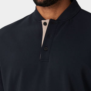 Chemises Polo Blanches 100% Coton pour Hommes, Chemises Polo Personnalisées avec Logo Brodé, Chemises Polo de Golf, Chemises Polo pour Vêtements de Travail - Product Image 4