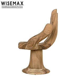 WISEMAX FURNITURE Canapé individuel en bois massif en forme de doigt, design créatif et unique, hôtel, appartement, salon - Product Image 3