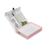 Boîte cadeau magnétique de luxe personnalisée en carton rigide pour écouteurs sans fil avec gaufrage fait main et couvercle 1200 GSM