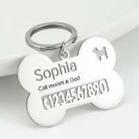 Kunden spezifische Form Hunde marke Namensschild Haustier ID Tag Personal isierte Laser gravur Aluminium Blank Sublimation Hunde marken