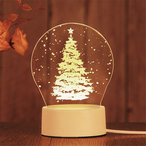 Lámpara LED acrílica 3D <span class=keywords><strong>para</strong></span> mesa <span class=keywords><strong>de</strong></span> noche, conjunto <span class=keywords><strong>de</strong></span> regalo <span class=keywords><strong>para</strong></span> niños, niñas, cumpleaños, Navidad, Año Nuevo, Boda <span class=keywords><strong>de</strong></span> San Valentín, superventas - Product Image 4