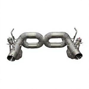 Sistema de Escape Catback Vortex SS304 para Ferrari F8 Tributo Spider 3.9T V8 F154 con Control Electrónico Activo - Product Image 2