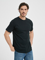 Personnalisé Brodé Simple 250 GSM T-Shirt À Manches Courtes De Haute Qualité Prérétréci Coton Épais Lourd T-shirt pour Hommes