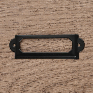 Placa de identificación para cajones de hierro, acabado duradero en bronce antiguo, bronce amarillo, bronce rojo, plata y negro, para organización de almacenamiento en gabinetes y estantes - Product Image 4