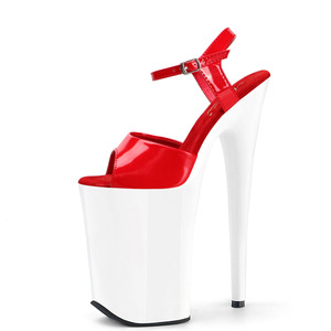 Sandalias de Plataforma <span class=keywords><strong>con</strong></span> Tacón Fino y Punta Abierta, Estilo Gótico, Color Blanco, 23 cm, para Bailarinas Exóticas, Discoteca, Pole Dance - Product Image 2