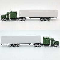 Modelo de Camión Contenedor de Transporte Americano de 23.5cm, Simulación de Vehículo de Transporte Americano 87