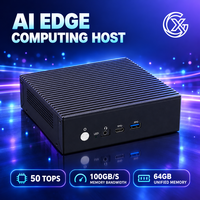 Desktop AI Edge Computing Host Ubuntu Terinstal Sebelumnya Memori Terpadu LPDDR5 untuk Pendidikan dan Pelatihan