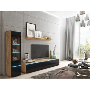 Meuble TV et Table Basse de Salon Moderne Nordique avec 6 Étagères <span class=keywords><strong>DECOHOME</strong></span> - Product Image 4