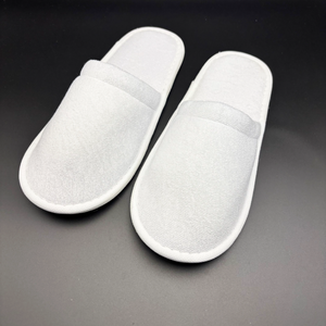 Pantuflas Desechables Económicas para Hombre, Modelo para Hotel, Punta Cerrada, <span class=keywords><strong>Material</strong></span> de Felpa, Suaves, Duraderas y Cómodas para Adultos y Niños - Product Image 1