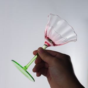 Cadeau de décoration de maison de fête Gobelets en <span class=keywords><strong>verre</strong></span> médiévaux à haute température Tasses à café et à thé élégantes Coffret cadeau - Product Image 3