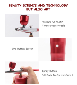 Kit d'aérographe portable, mini compresseur d'air rechargeable, pistolet pulvérisateur à double action pour le maquillage, l'art, la peinture sur ongles, le tatouage, la <span class=keywords><strong>manucure</strong></span> - Product Image 6