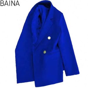 Abrigo de Mujer 2025, Blazer de Manga Larga, Estilo Coreano, Lujoso, Corte Holgado, Ropa Femenina - Product Image 6