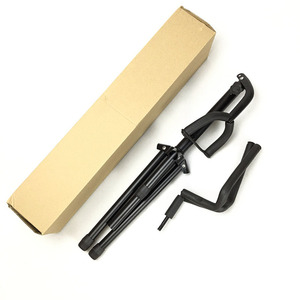 Soporte de Pie para Guitarra Universal, Accesorios para Guitarras Acústicas y Eléctricas, Bajo, <span class=keywords><strong>Banjo</strong></span>, Trípode Plegable Giratorio con Sujetador de Mástil - Product Image 6