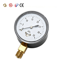 Capsule Pressure Gauge 0~60kpa 2in 1/8 NPT Bottom Mount for Low Pressure Gas Monitoring Support OEM Custom Logo