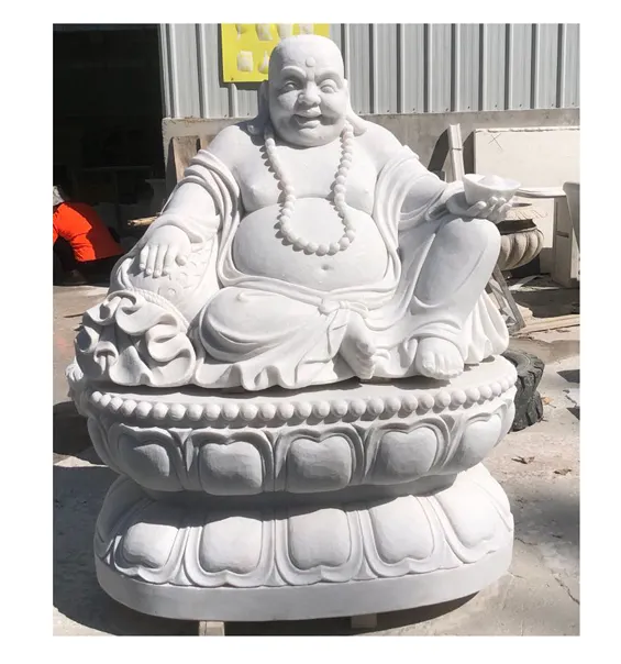 Hand geschnitzte Marmor Stein hand geschnitzte Buddha Statuen Fabrik preis