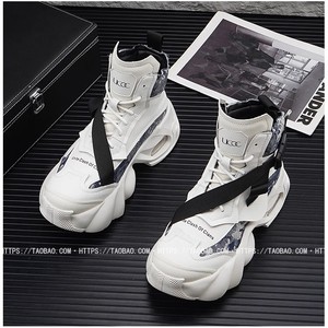 New High Cut Thick Sole Height Increasing <strong>Outdoor</strong> Fashionable Casual <strong>Shoes</strong>, Running Sports <strong>Basketball</strong> <strong>Shoes</strong> - Product Image 5
