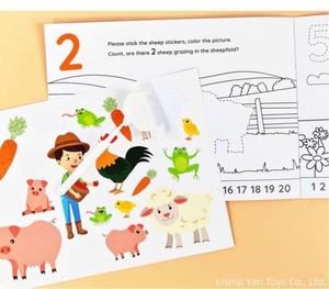 Libro de Actividades con Pegatinas para Desarrollar Habilidades Matemáticas, Lógicas y de Pensamiento Crítico, Cuaderno de Matemáticas para Preescolar - Product Image 5