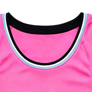 Maillot de basket-ball unisexe Healy Energetic Pink, haute performance, léger, confortable, adapté aux femmes, sports de plein air - Product Image 3