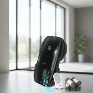 Limpiador de Ventanas Eléctrico Fmart, Batería de 750 mAh, Limpieza de Doble Cara, Pulverizador Atomizador, Uso Doméstico - Product Image 2