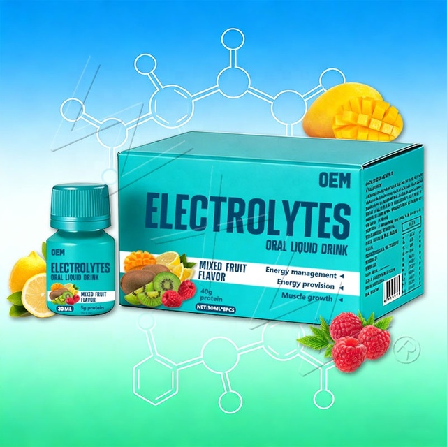 Reliable and Good Custom Electrolytes Oral Liquid Drink for Adult Health Support Energy Management Supplements