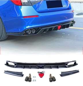 2025 होंडा नगर निकाय किट के लिए नई स्थिति एब्स बम्पर ऑटो पार्ट्स कार 3-पीसी फ्रंट होंठ - Product Image 4