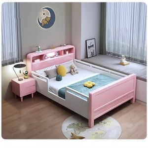 Camas de Madera de Alta Calidad a Precio de Fábrica, Camas Infantiles Personalizadas, Muebles de Dormitorio Económicos, Juego de Cama Infantil de Madera con Escritorio y Tobogán - Product Image 4