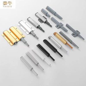 Mecanismo de Resorte para Puerta TAINIU, Aleación de Aluminio, Botón Pulsador Oculto, Accesorio para Muebles sin Manija, Fácil Instalación - Product Image 2