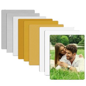 Vente en gros de plaques métalliques pour impression par transfert thermique, épaisseurs 0,25 mm, 0,45 mm, 0,65 mm, 1 mm, plaques en aluminium personnalisées pour cadeaux, sublimation blanche - Product Image 1
