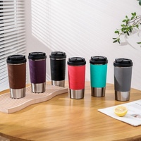 Nouvelle Offre 2026 : Tasses et Mugs Thermiques Écologiques à Double Paroi et Isolation Sous Vide, Antidérapants, 450 ml – Idéales comme Cadeaux d'Affaires
